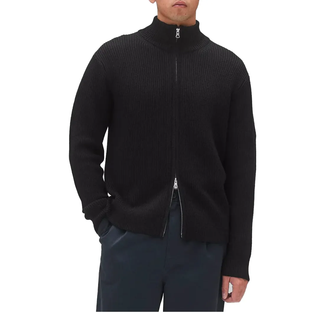 MERINO RIB VINNIE TRACK JACKET