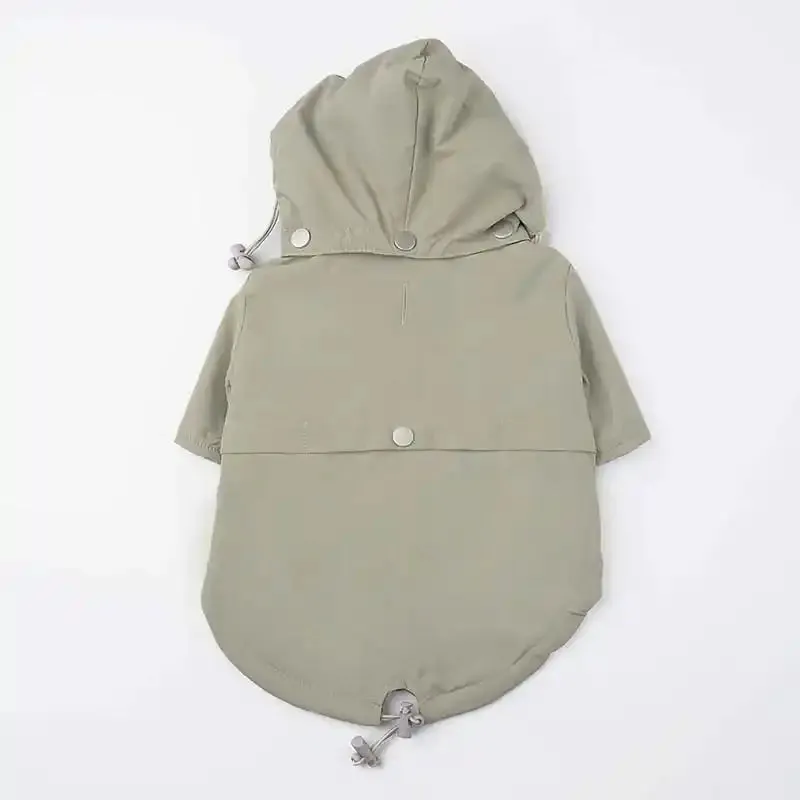 MiAmore Dog Raincoat / Parka - Light Moss