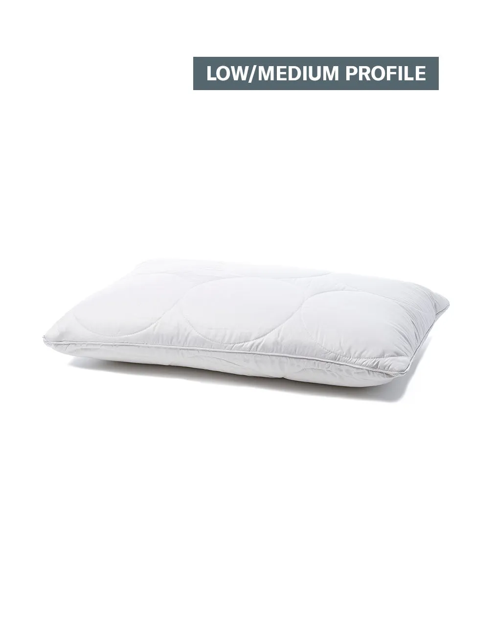 MiniJumbuk Breathe  SUPPORT Wool Cotton Quilted Pillow