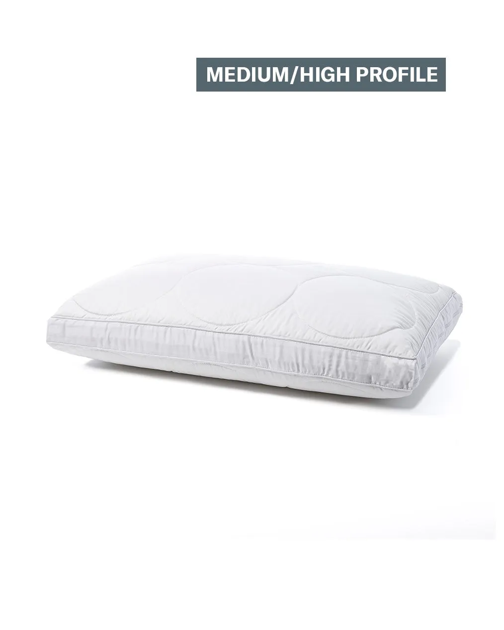 MiniJumbuk Breathe  SUPPORT Wool Cotton Quilted Pillow