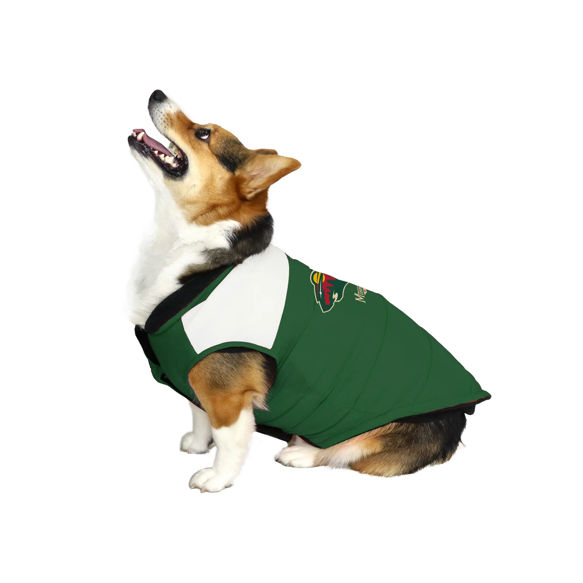 Minnesota Wild Pet Parka Puff Vest