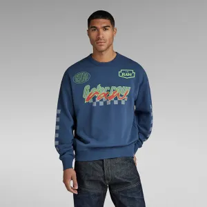 Moto Sport GR Loose Sweatshirt (Blue) - GD23895B782868