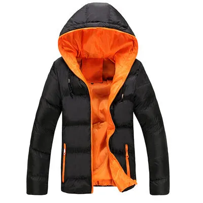 Mountainskin 5XL Men Winter Casual New Hooded Thick Padded Jacket Zipper Slim Men And Women Coats Men Parka Outwear Warm EDA020