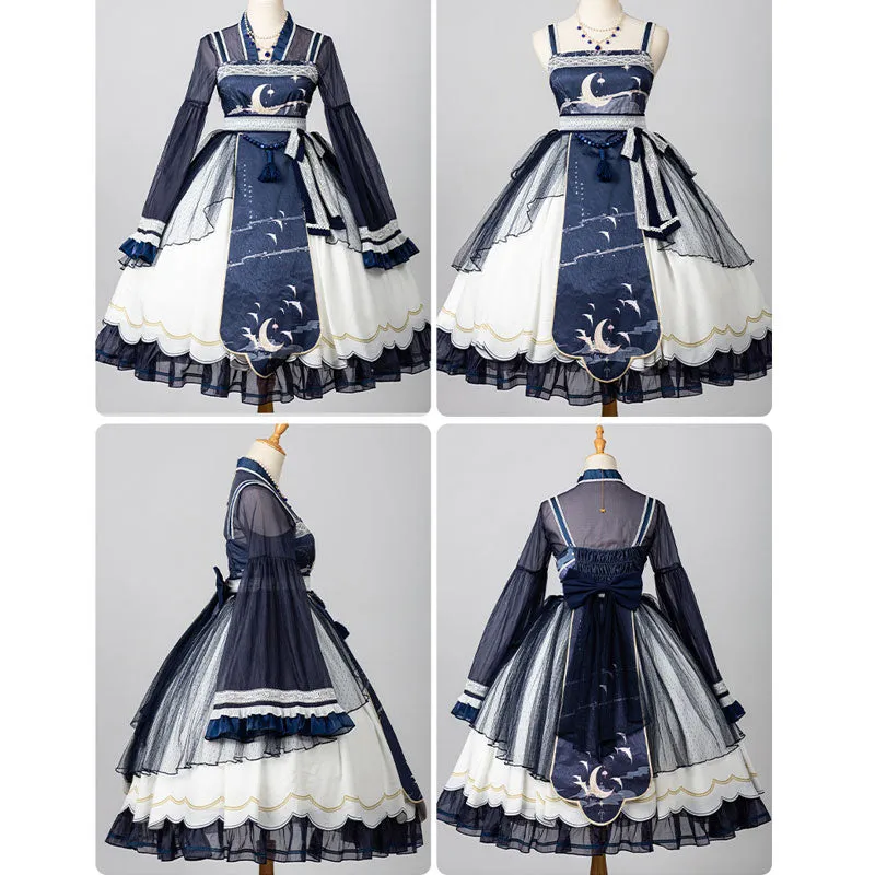 Nightingales ~ Vintage Hanfu Style Lolita Dress by OCELOT