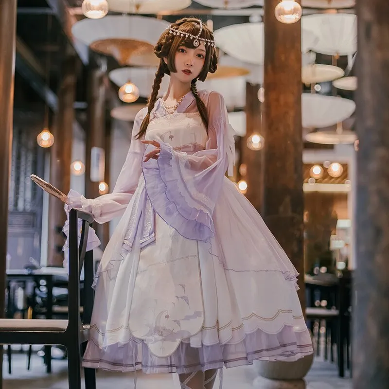 Nightingales ~ Vintage Hanfu Style Lolita Dress by OCELOT