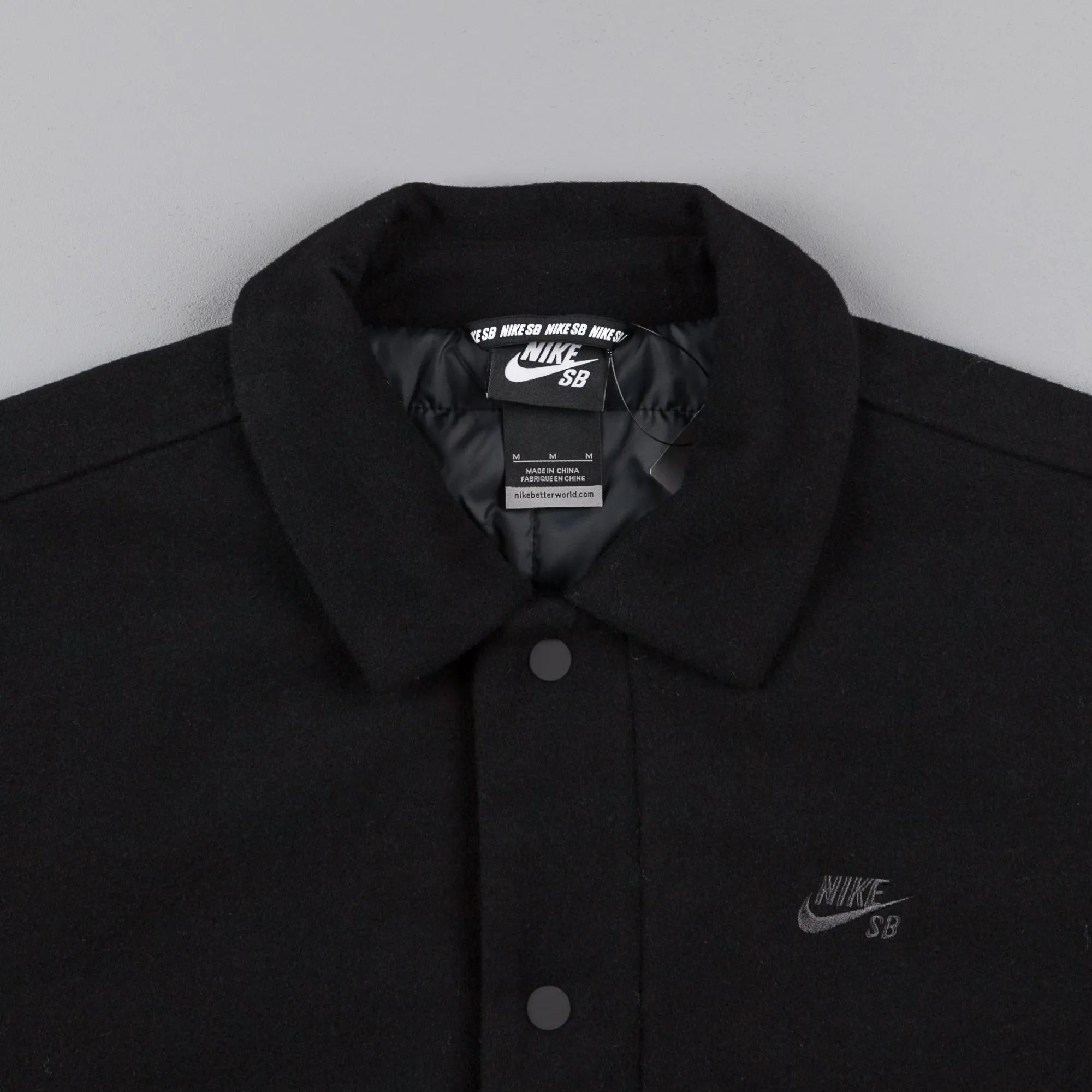 Nike SB Wool Coaches Jacket - Black / Anthracite