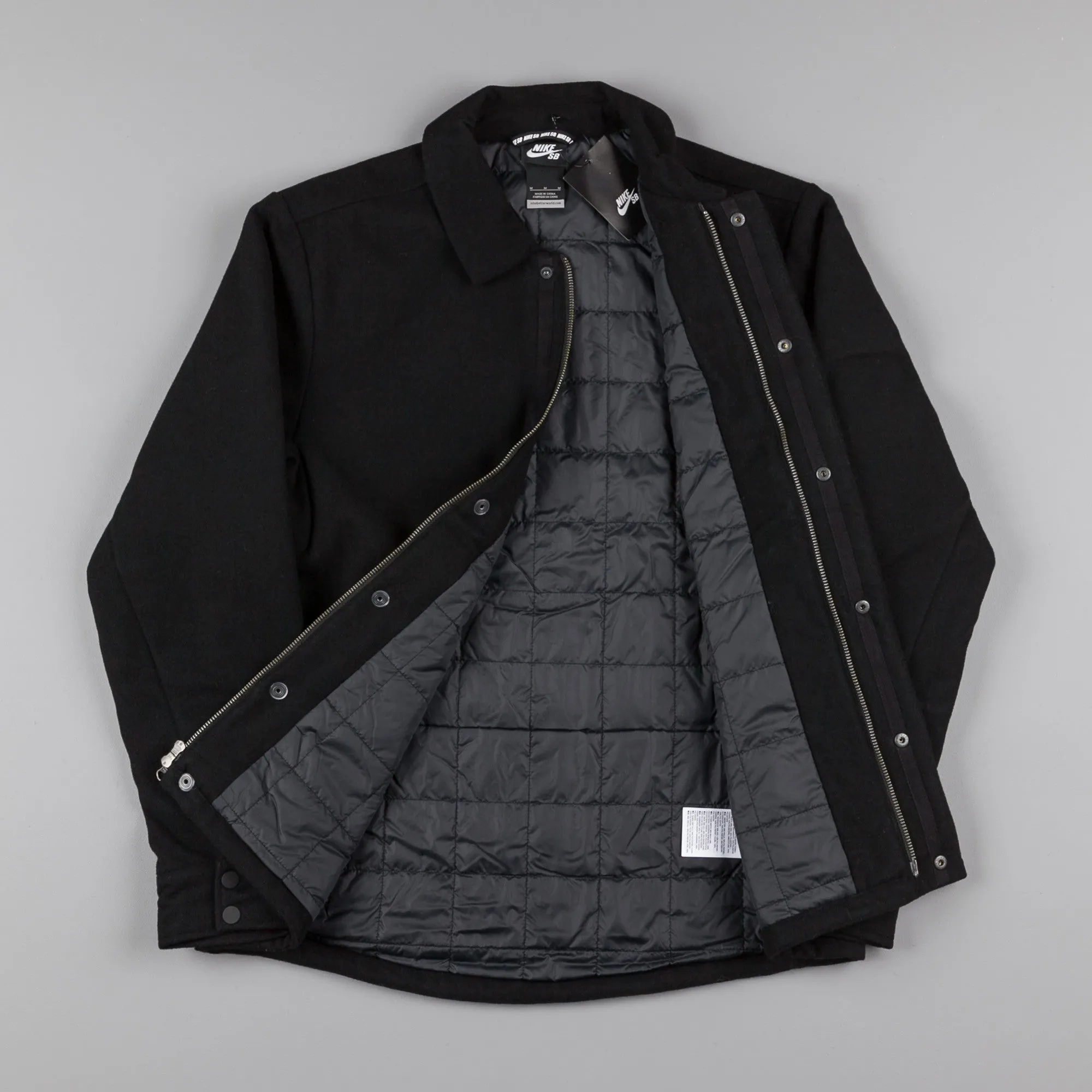 Nike SB Wool Coaches Jacket - Black / Anthracite