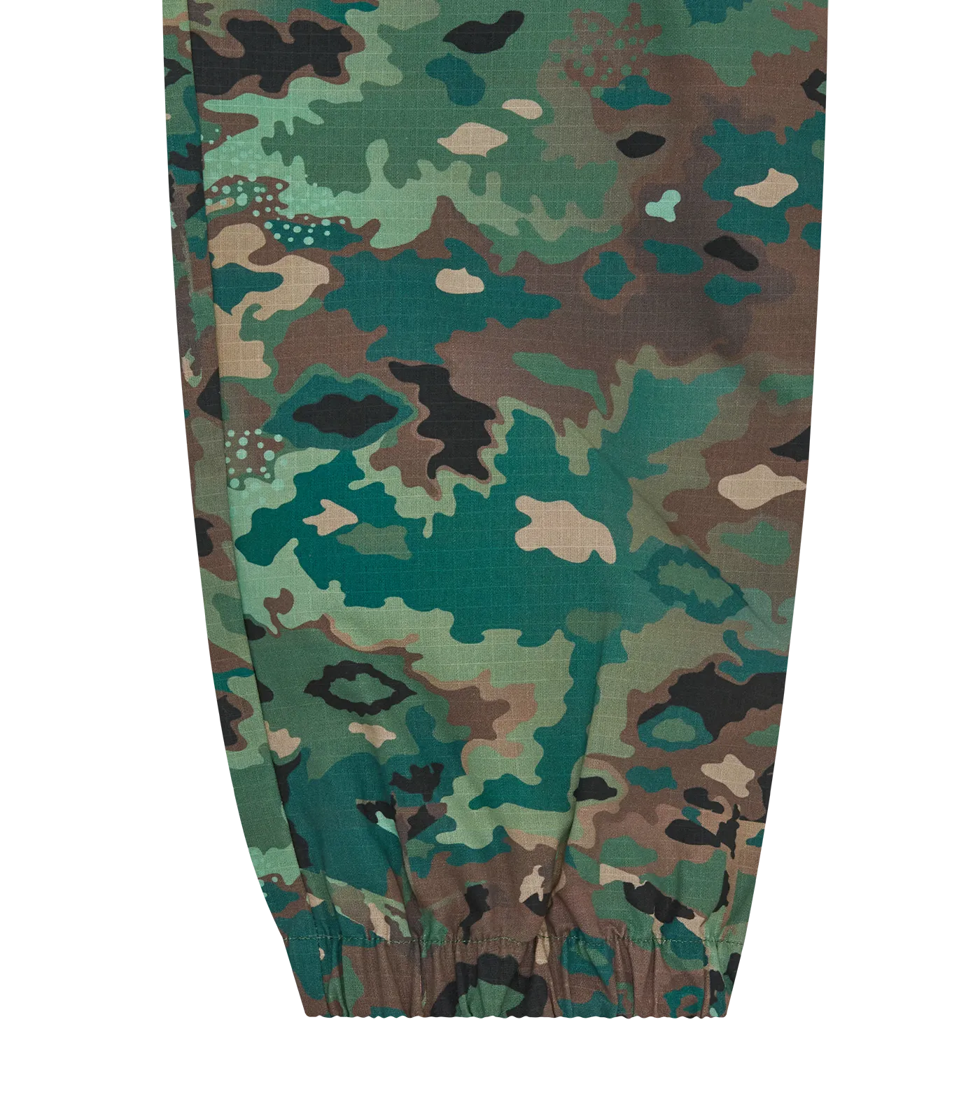 NOTHING CAMO CARGO PANTS - GREEN