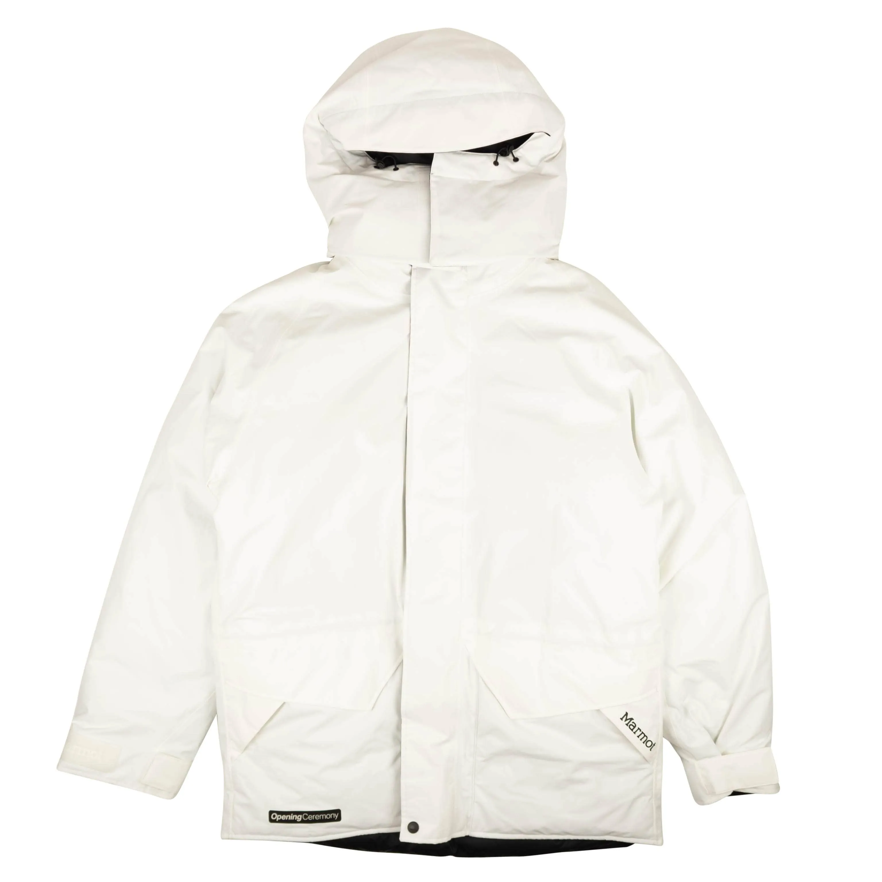 NWT OPENING CEREMONY X MARMOT White Manmoth Zip Up Parka Jacket Size XXL $575