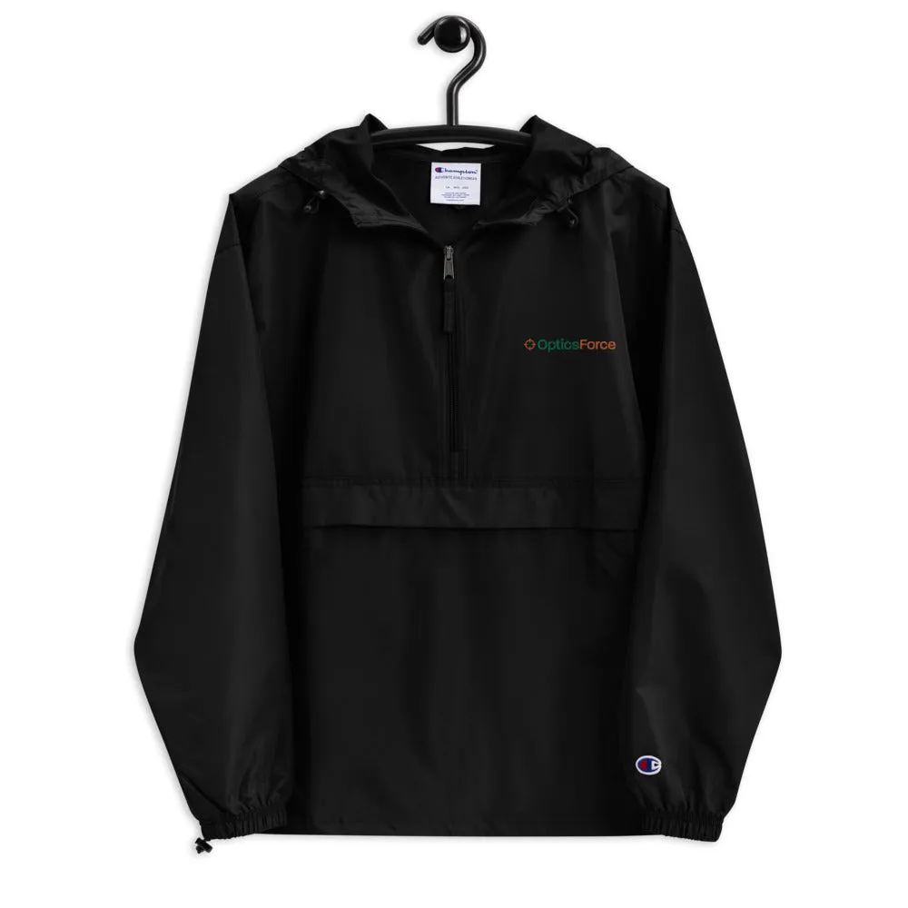 Optics Force Embroidered Packable Jacket by Champion