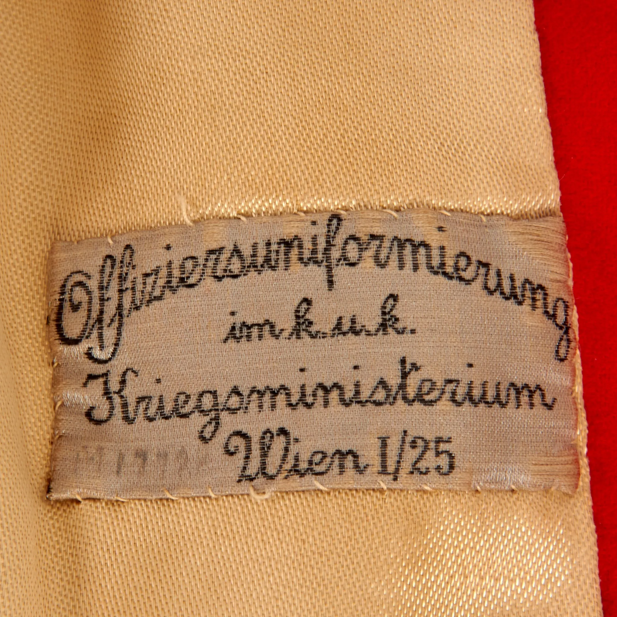 Original Austro-Hungarian WWI Era Generaloberst White Gala Adjustierung (Waffenrock) with Correct Sash and Plumed Bicorn - Formerly Part of the A.A.F. Tank Museum