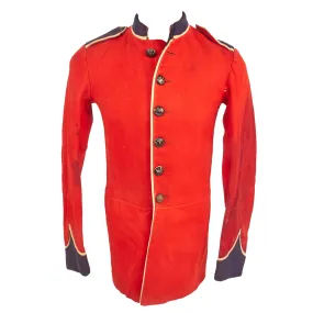 Original British Late Victorian to Pre WWI Era Regimental Scarlet Tunic - Marked As Being “Property of Aldershot Tattoo”