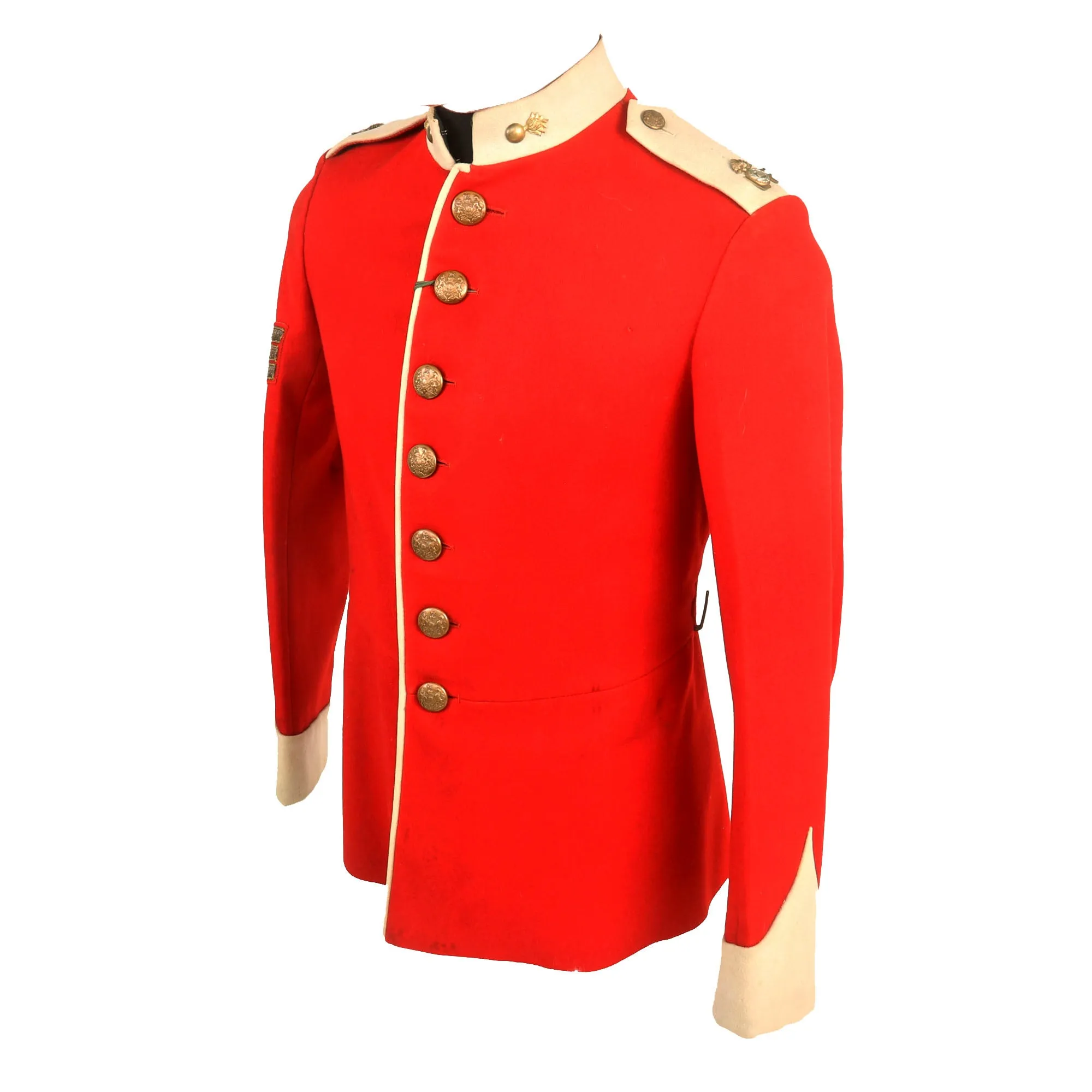 Original British Pre WWI Era Lancashire Fusiliers Sergeant’s Scarlet Red Tunic