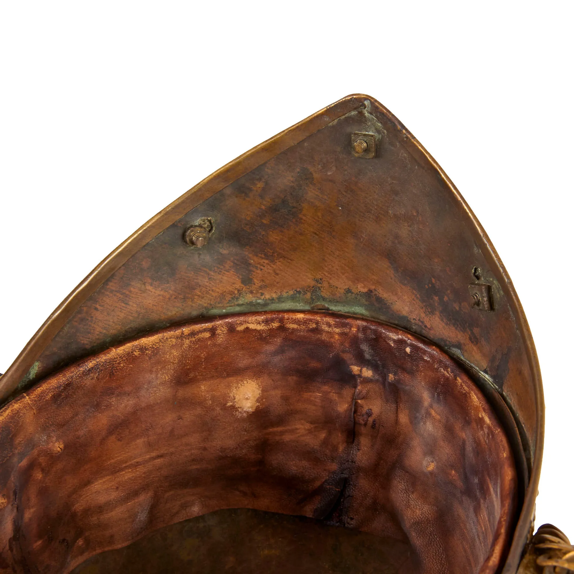 Original British Victorian WWI Lieutenant General Sir Bertrand Moberly, HQ Staff British Army in India with Pattern 1871 Brass Helmet with Tunic - Formerly A.A.F. Tank Museum Collection