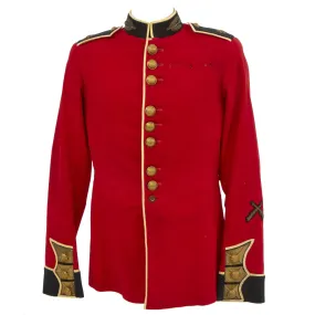 Original British WWI Era Army Scots Guards Scarlet Uniform Dress Coat