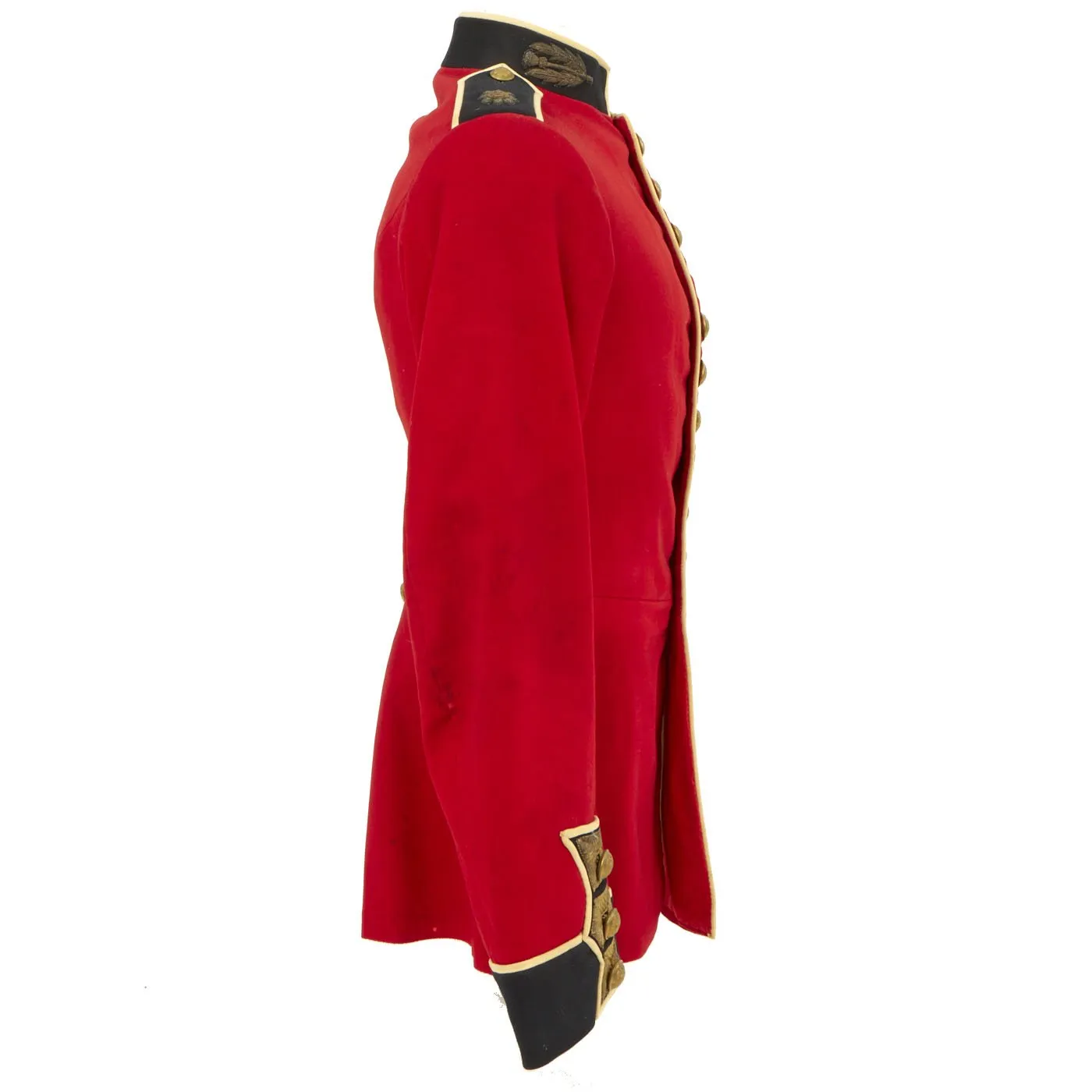 Original British WWI Era Army Scots Guards Scarlet Uniform Dress Coat