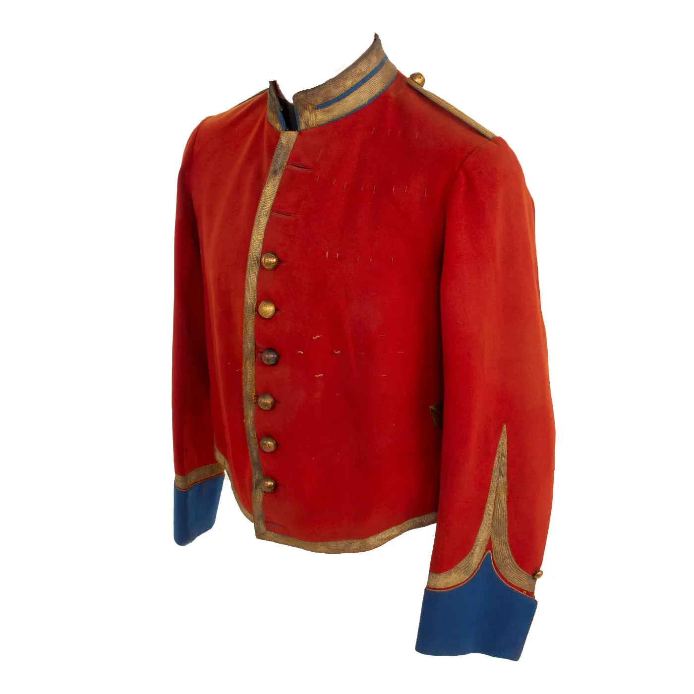 Original Spanish First Melillan Campaign Era Officers’ Scarlet Regimental Shell Jacket