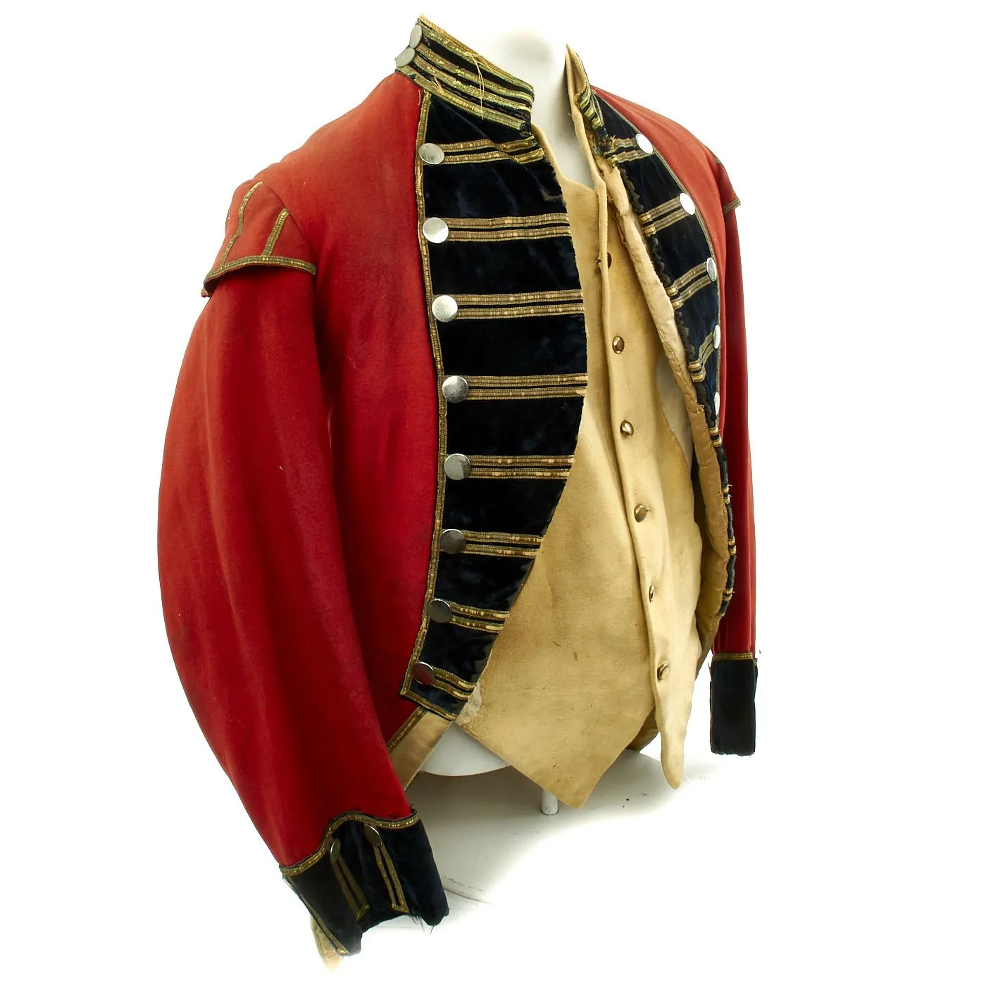 Original U.S. 1890 Connecticut First Company Governor's Foot Guard Tunic and Waist Coat