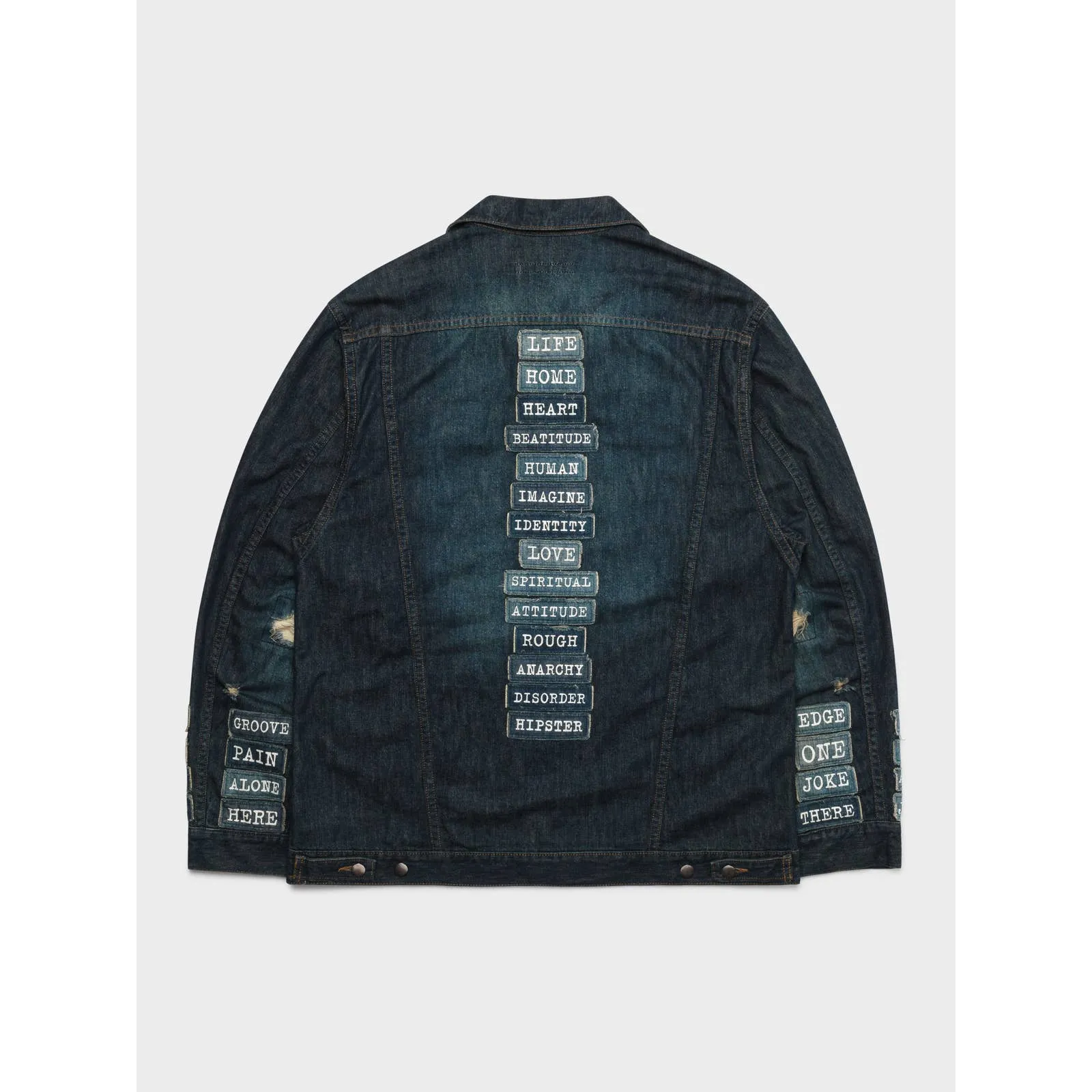 Pain Patchwork Denim Jacket