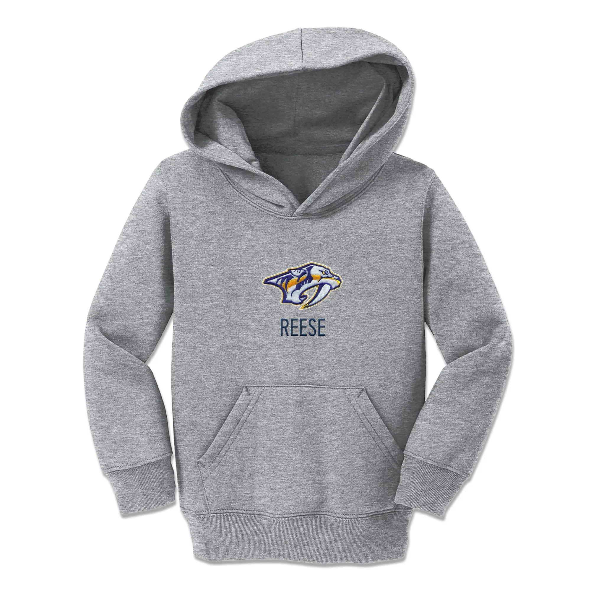 Personalized Nashville Predators Toddler Pullover Hooded Sweatshirt