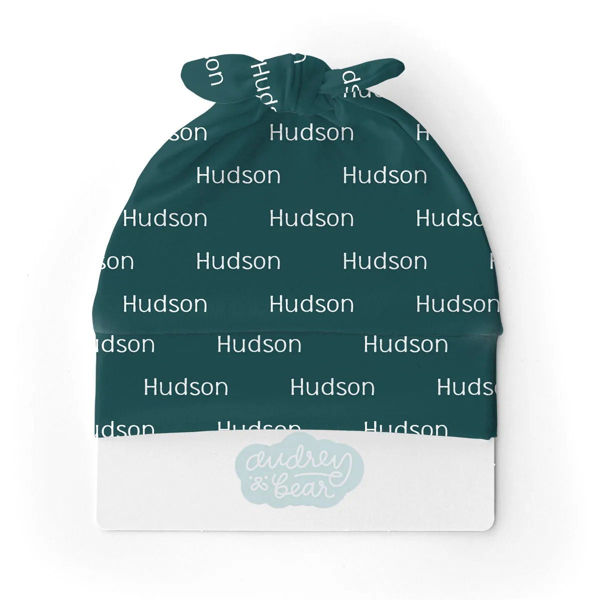 Personalized  Swaddle & Hat Set | Farmhouse Crisscross