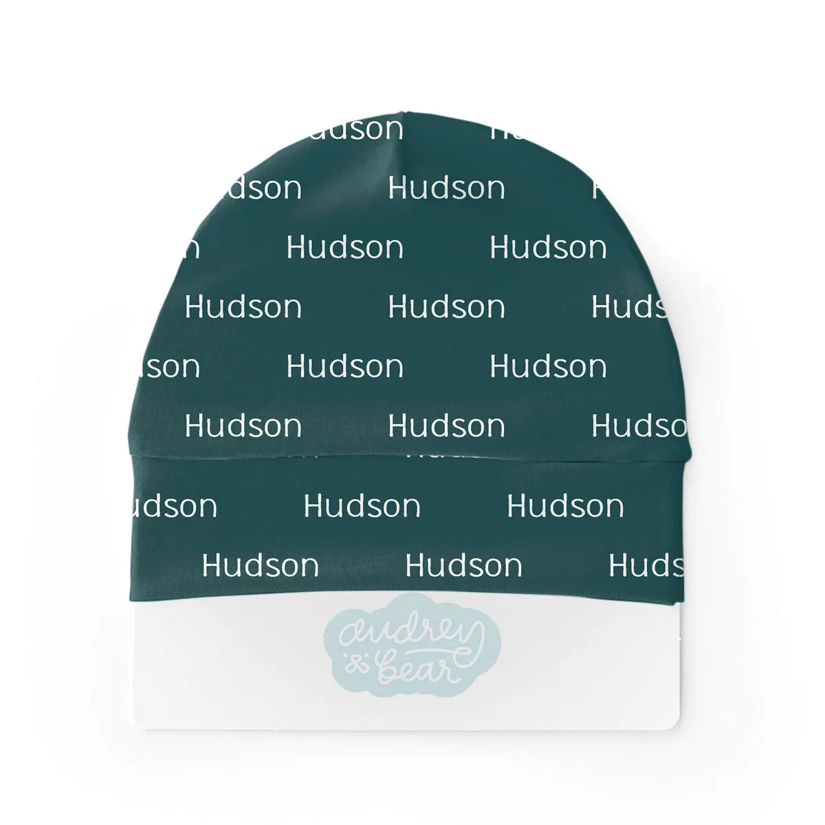 Personalized  Swaddle & Hat Set | Farmhouse Crisscross