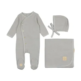 Posh Pointelle Layette Set