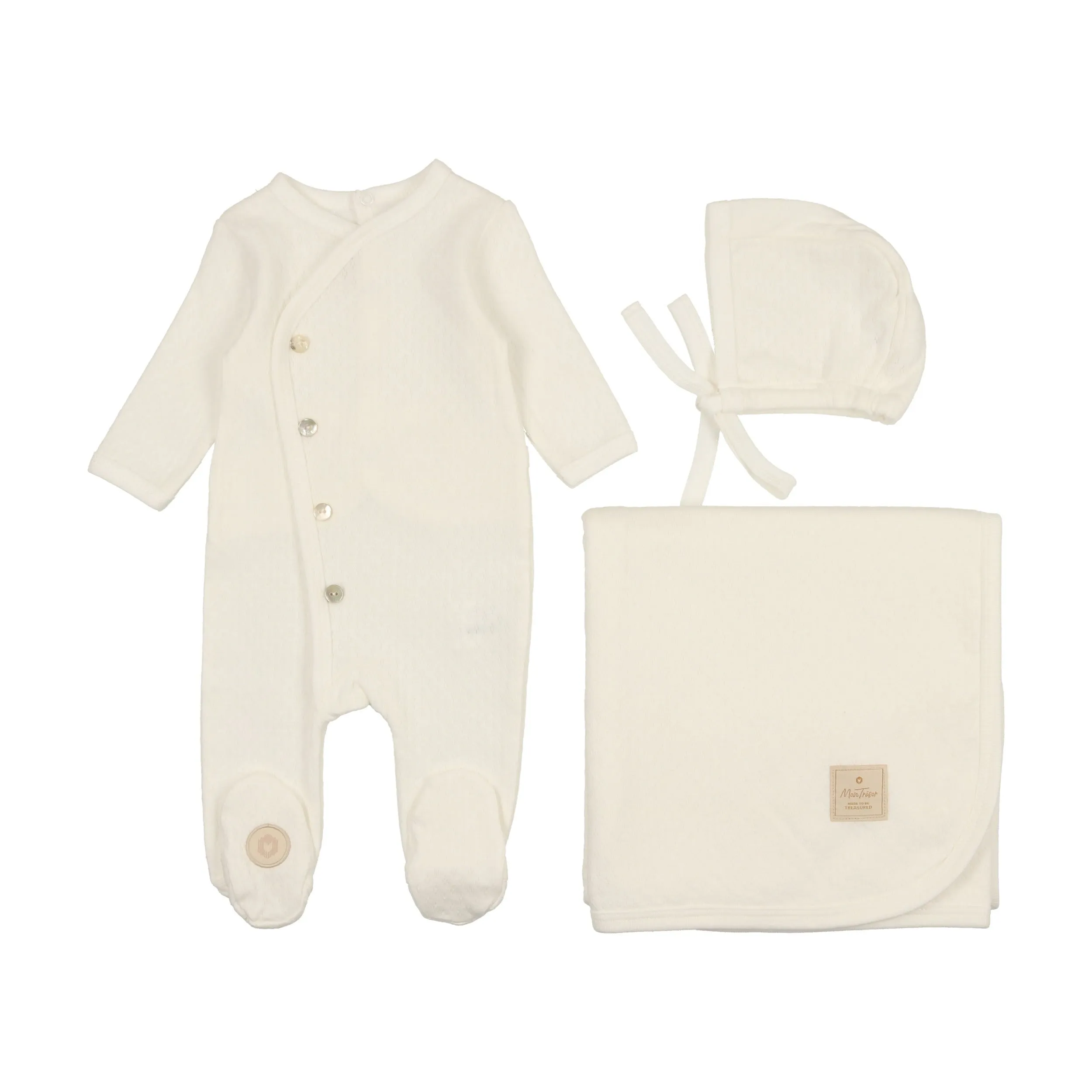 Posh Pointelle Layette Set