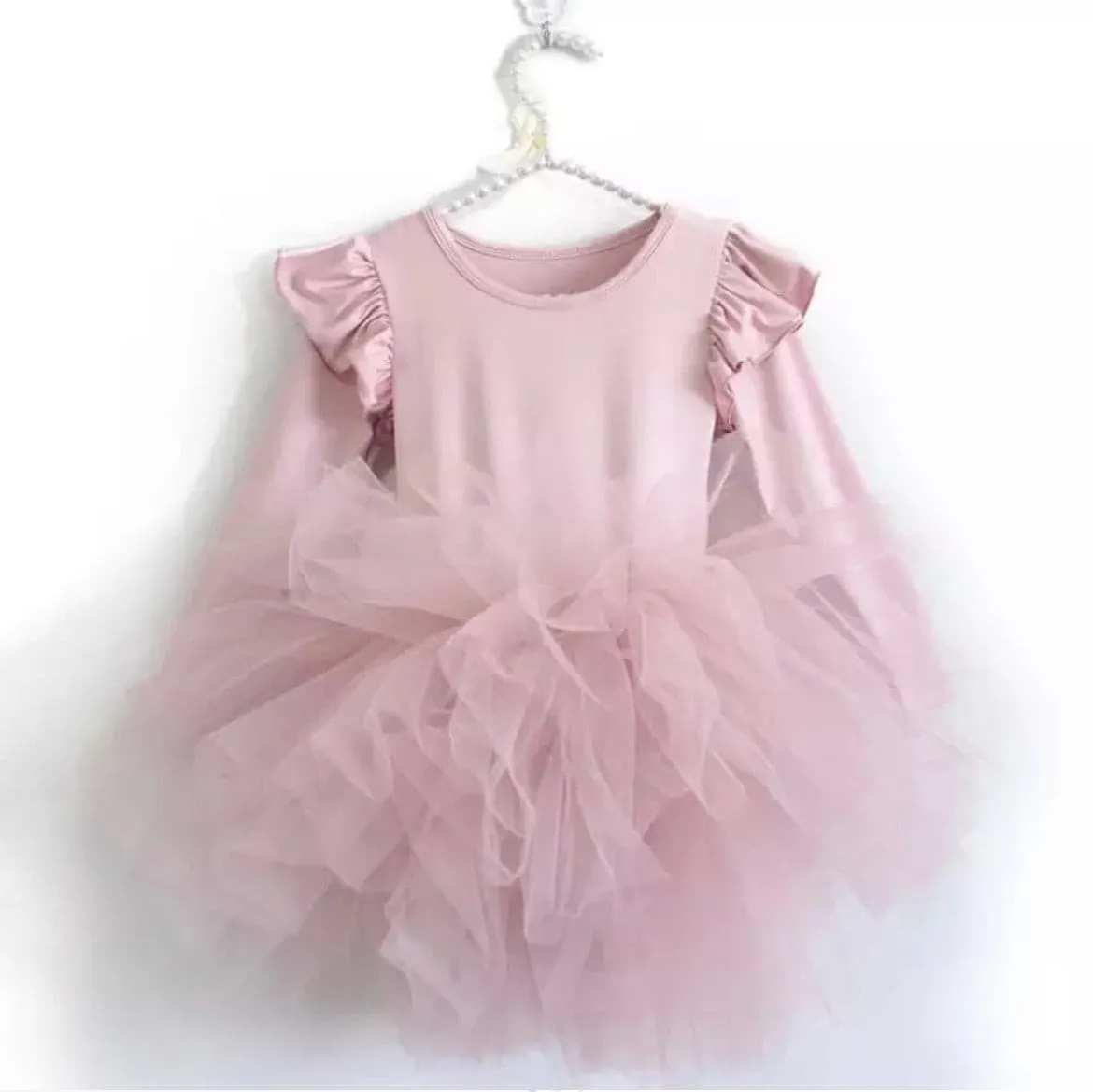 Priscilla - Long Sleeve Tutu Dress