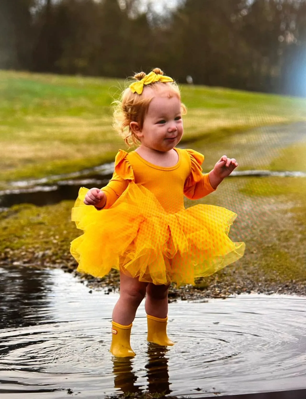 Priscilla - Long Sleeve Tutu Dress