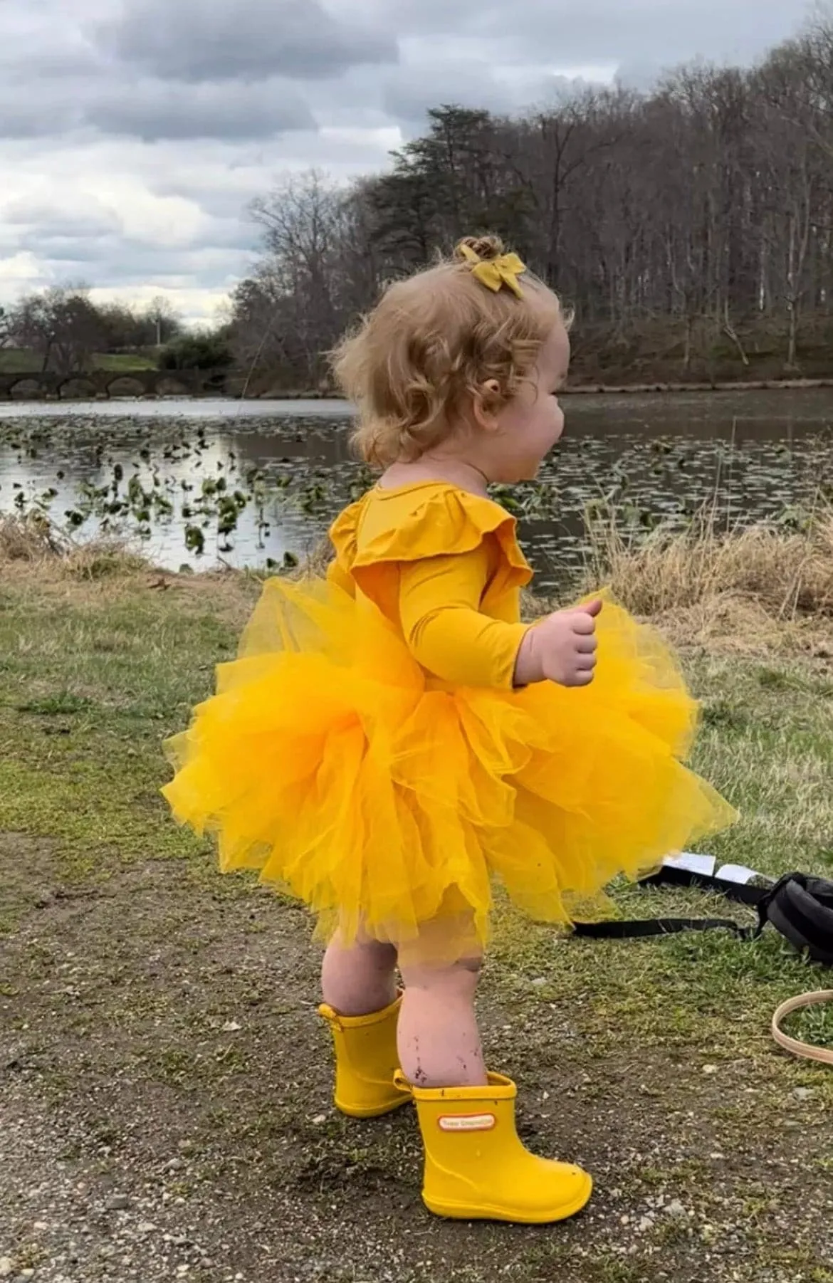 Priscilla - Long Sleeve Tutu Dress