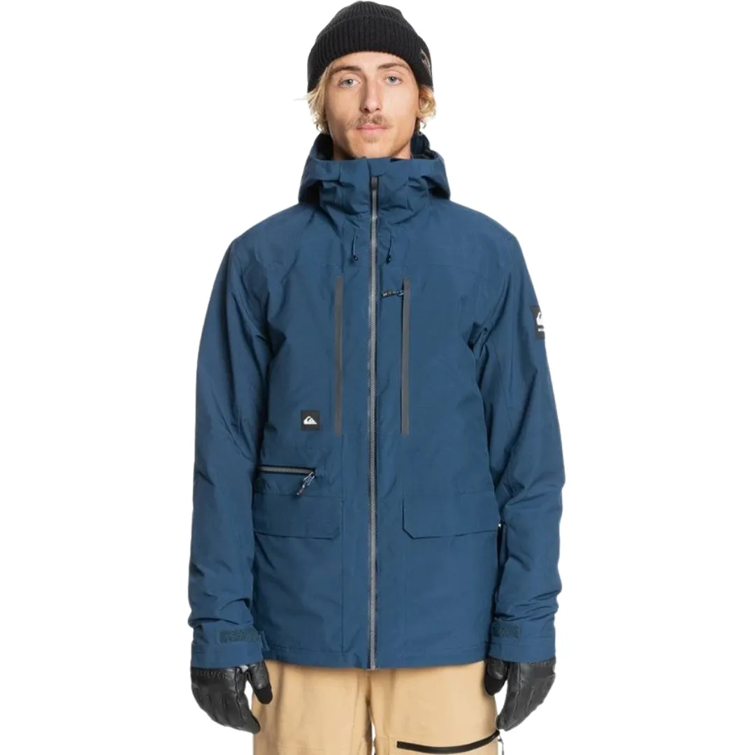 QUIKSILVER QUEST STRETCH JACKET - INSIGNIA BLUE