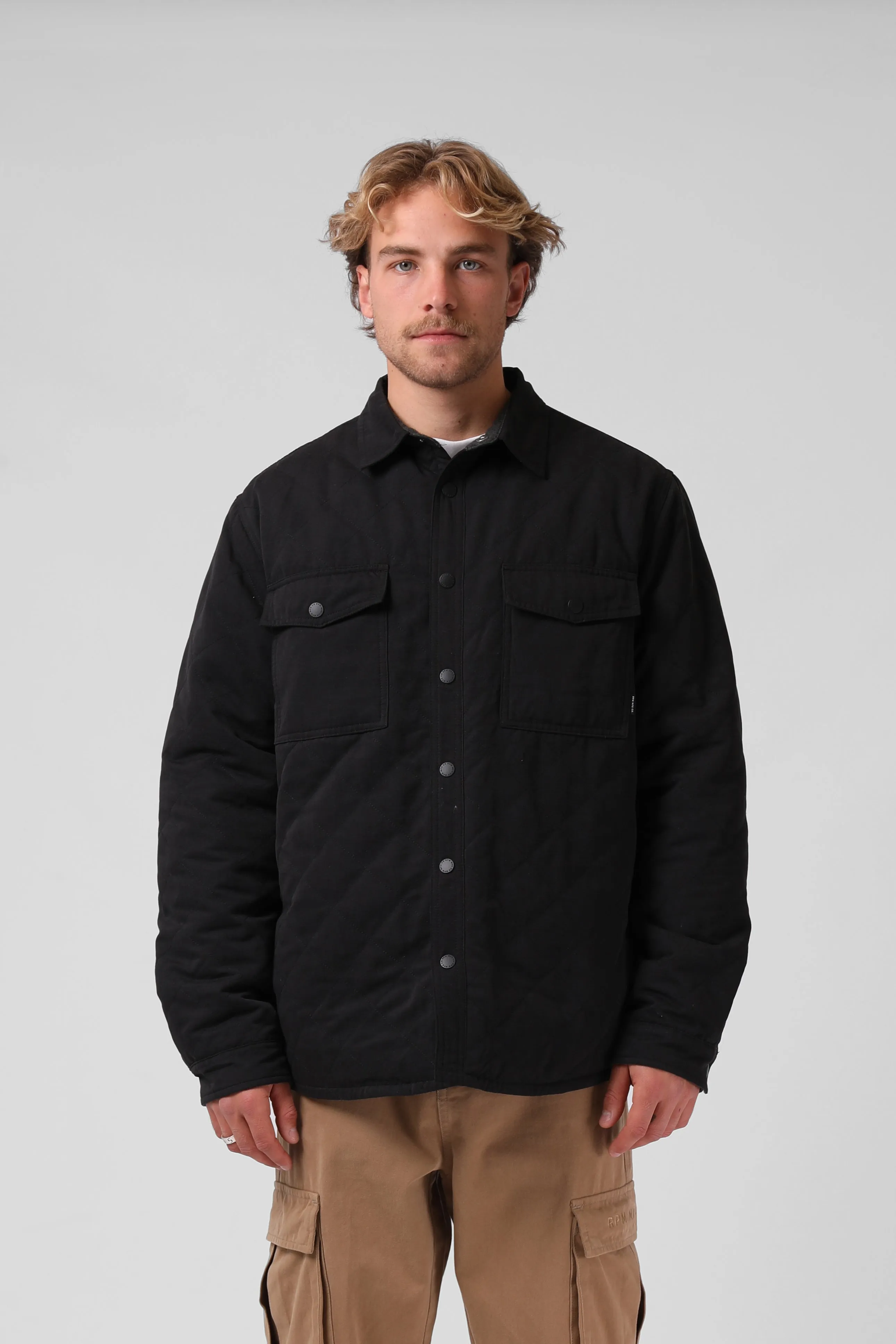 Quilted Jacket - Black