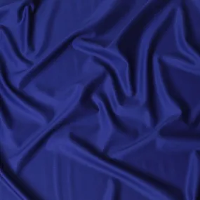 Royal blue plain Premium pure English super 150's all wool suiting fabric-14817