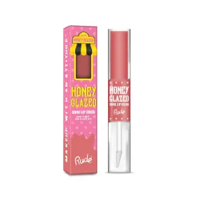 RUDE Honey Glazed Matte Ultra Shine Lip Gloss Color (Jelly-Filled)