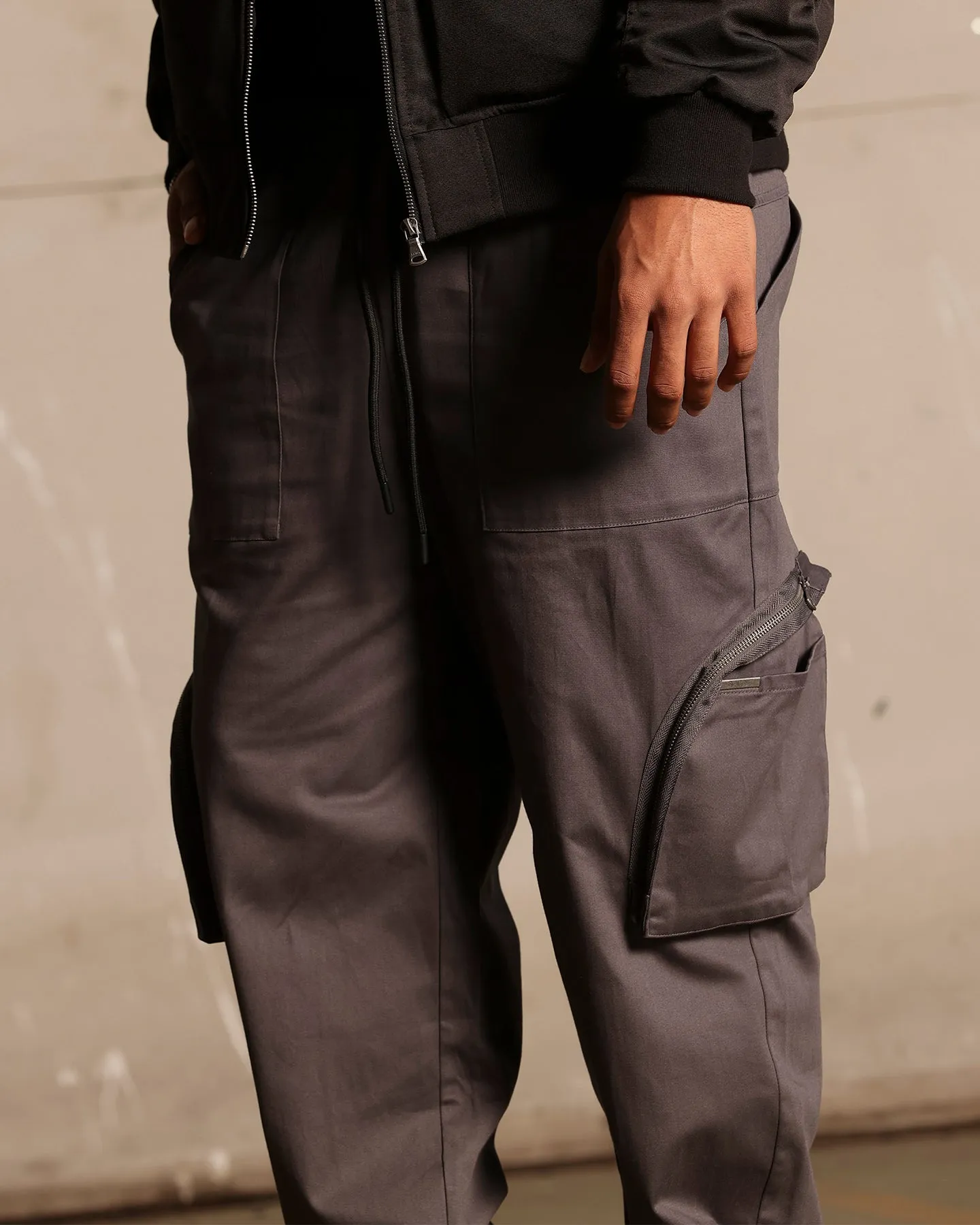 Saint Morta Gallery Zip Cargo Pants Slate