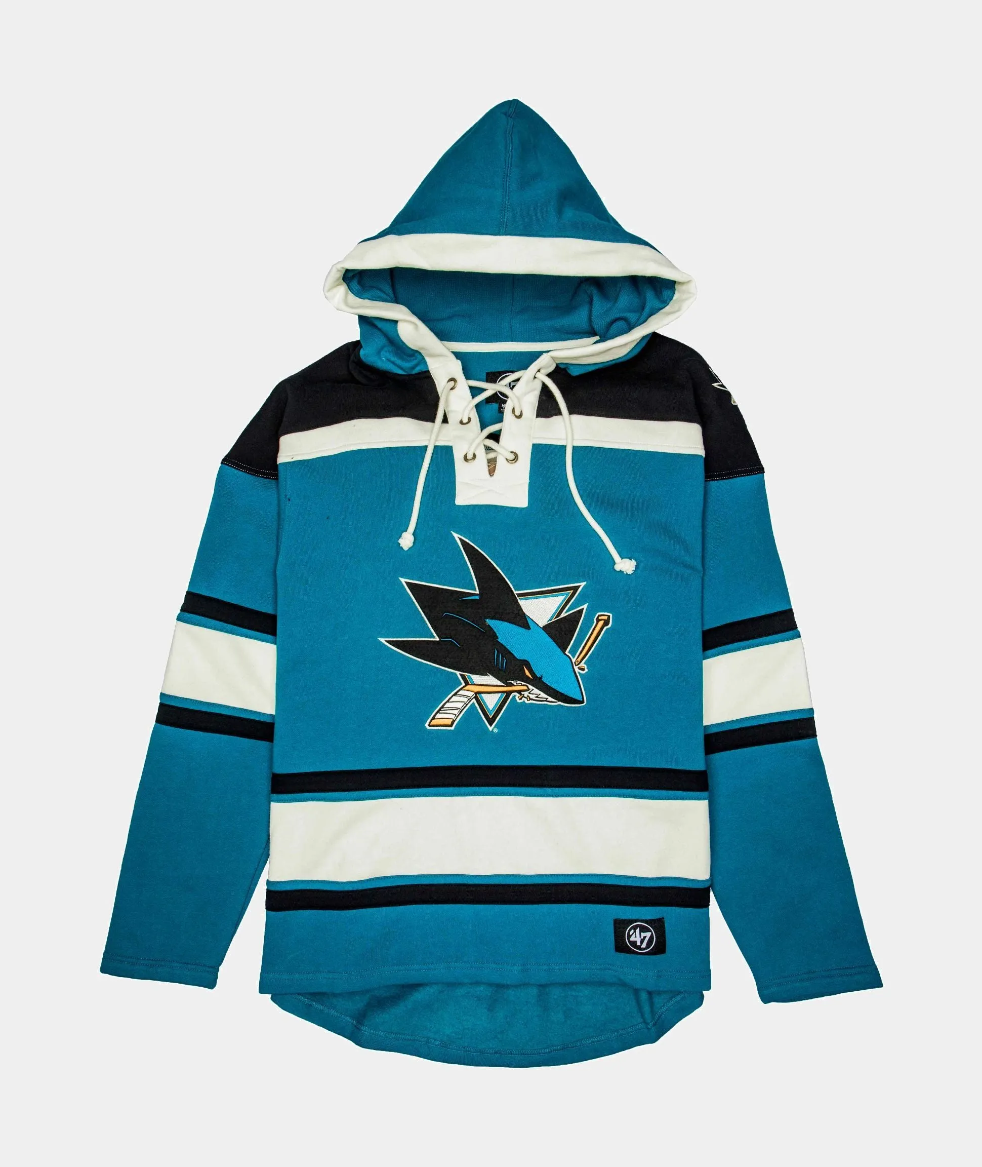 San Jose Sharks NHL Mens Pullover Hoodie (Blue)