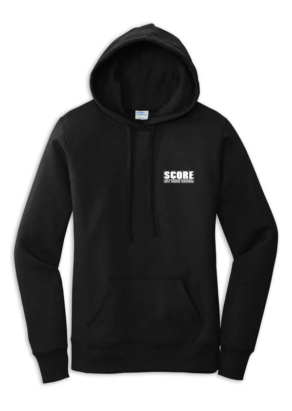 SCORE Checkered Flag Hoodie - Ladies