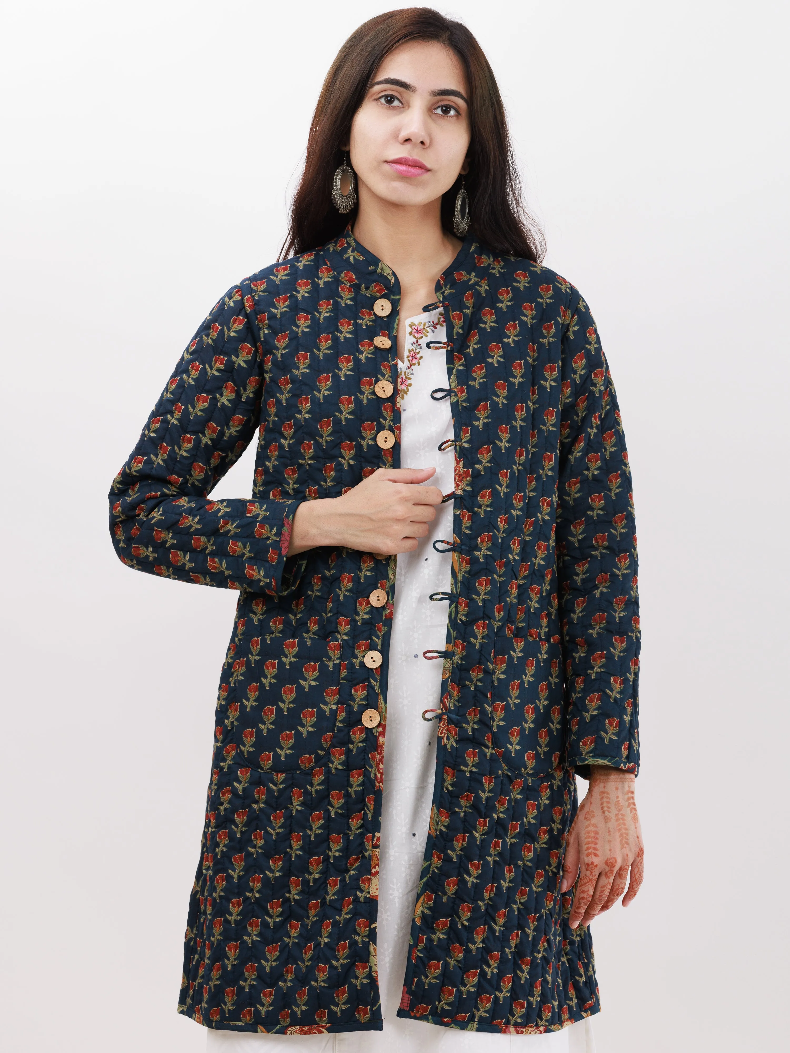 Shishir Sameera Quilted Reversible Jacket