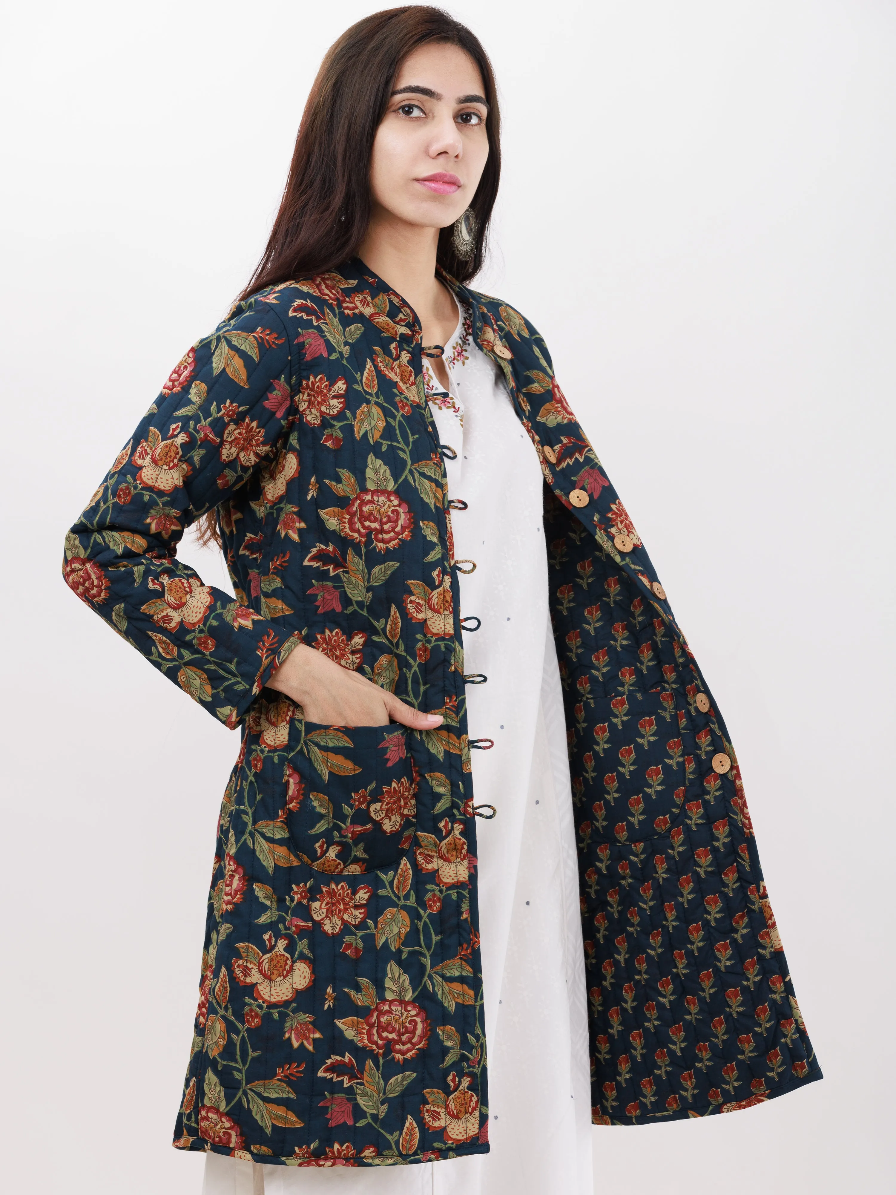 Shishir Sameera Quilted Reversible Jacket