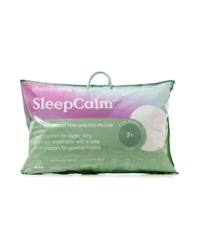 SleepCalm™ Kids Wool Cotton Quilted Pillow (7  Years)