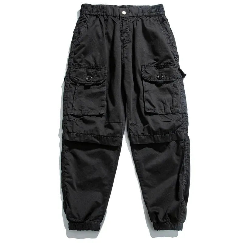 Streetwear Military Tactical Cargo Pants Japanese Casual Plus Size Harem Joggers