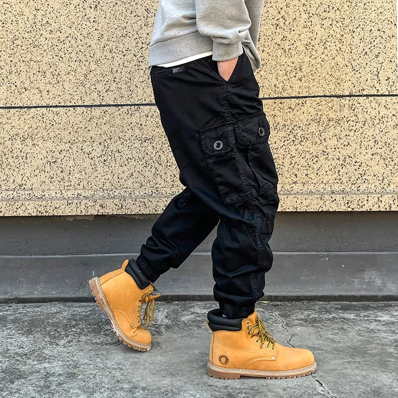 Streetwear Military Tactical Cargo Pants Japanese Casual Plus Size Harem Joggers