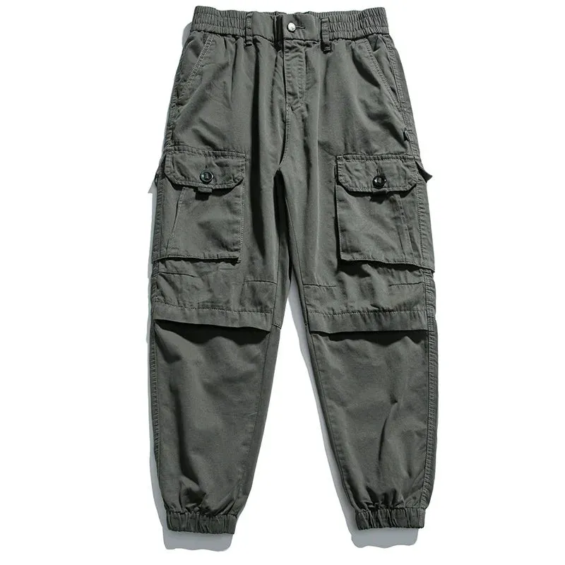 Streetwear Military Tactical Cargo Pants Japanese Casual Plus Size Harem Joggers