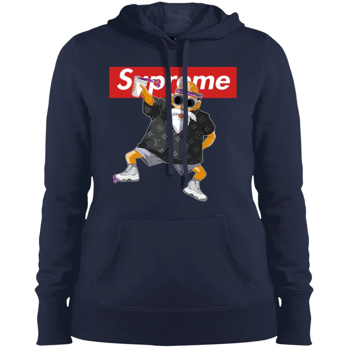 Supreme Kame Sennin Turtle Women Hooded Sweatshirt