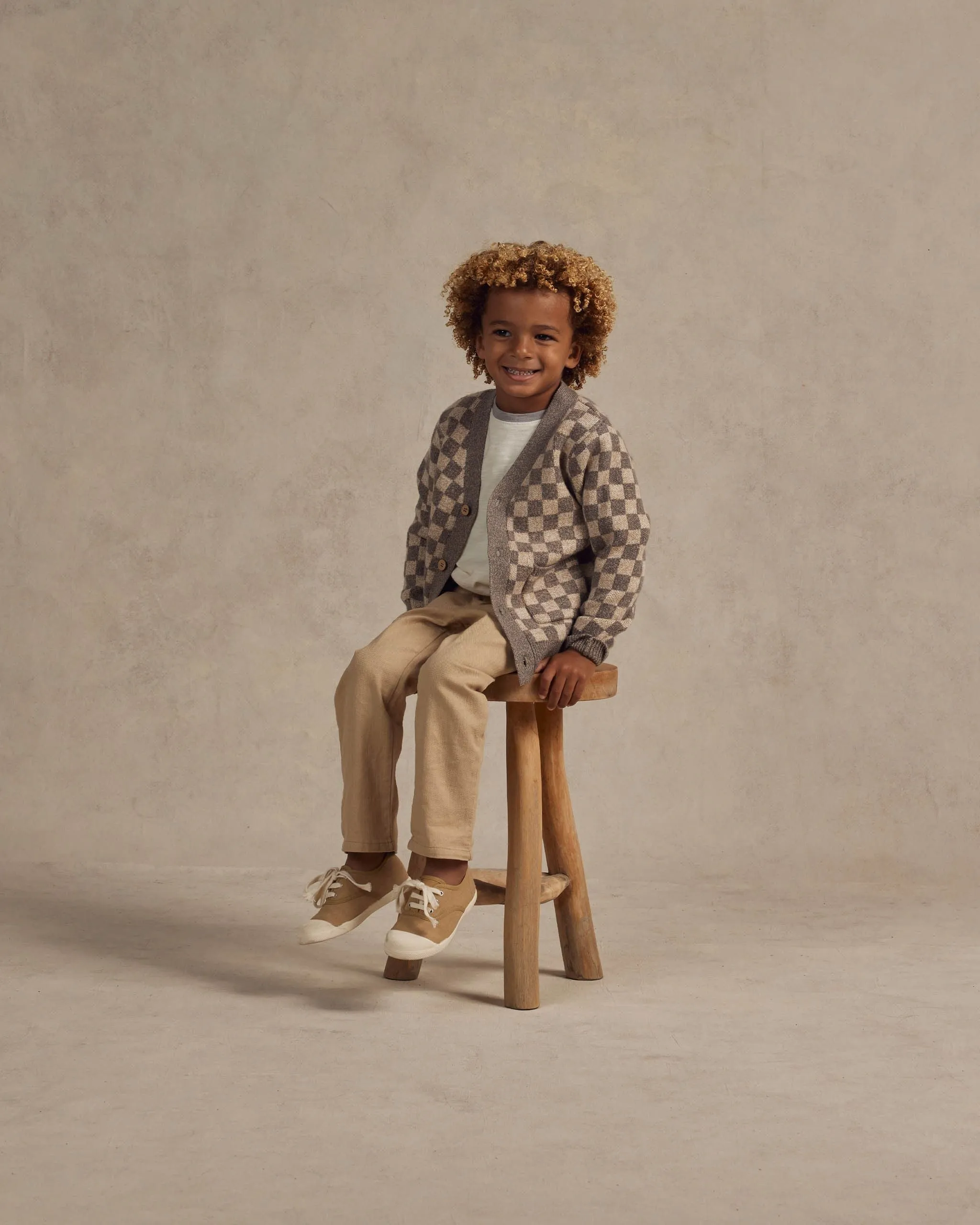 The Boys Cardigan by Rylee   Cru - Check - KIDS