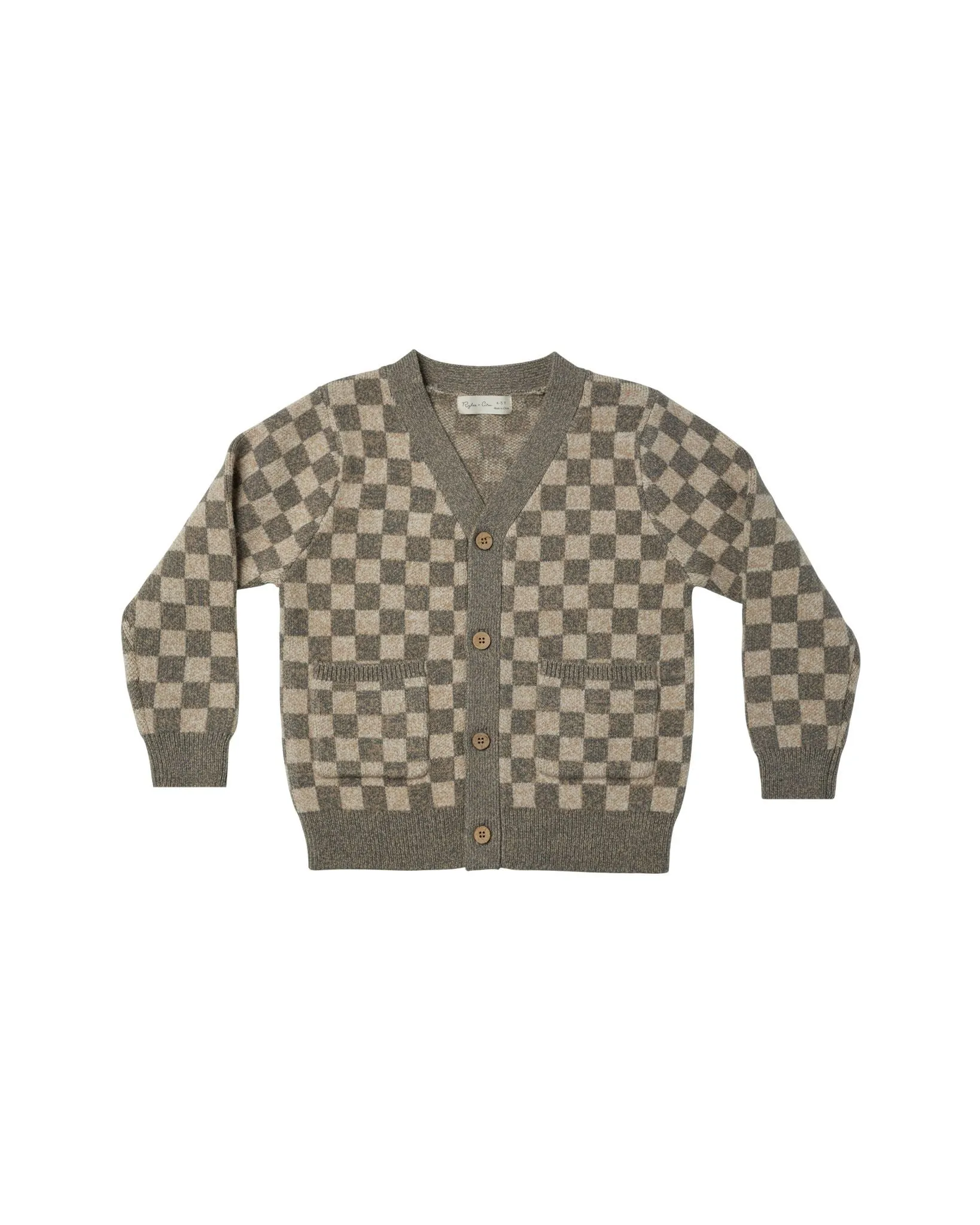 The Boys Cardigan by Rylee   Cru - Check - KIDS