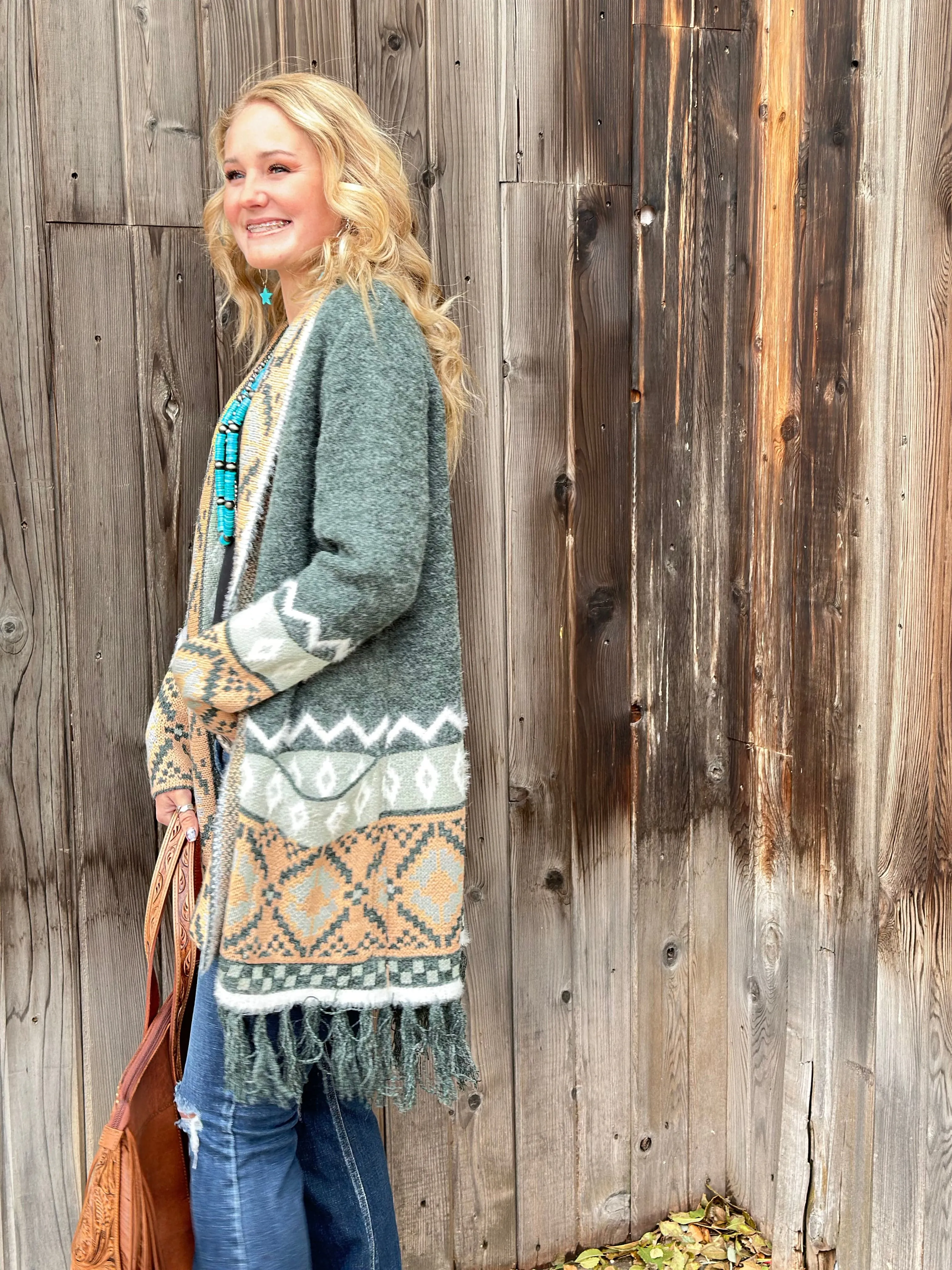 The Bozeman Tribal Cardigan