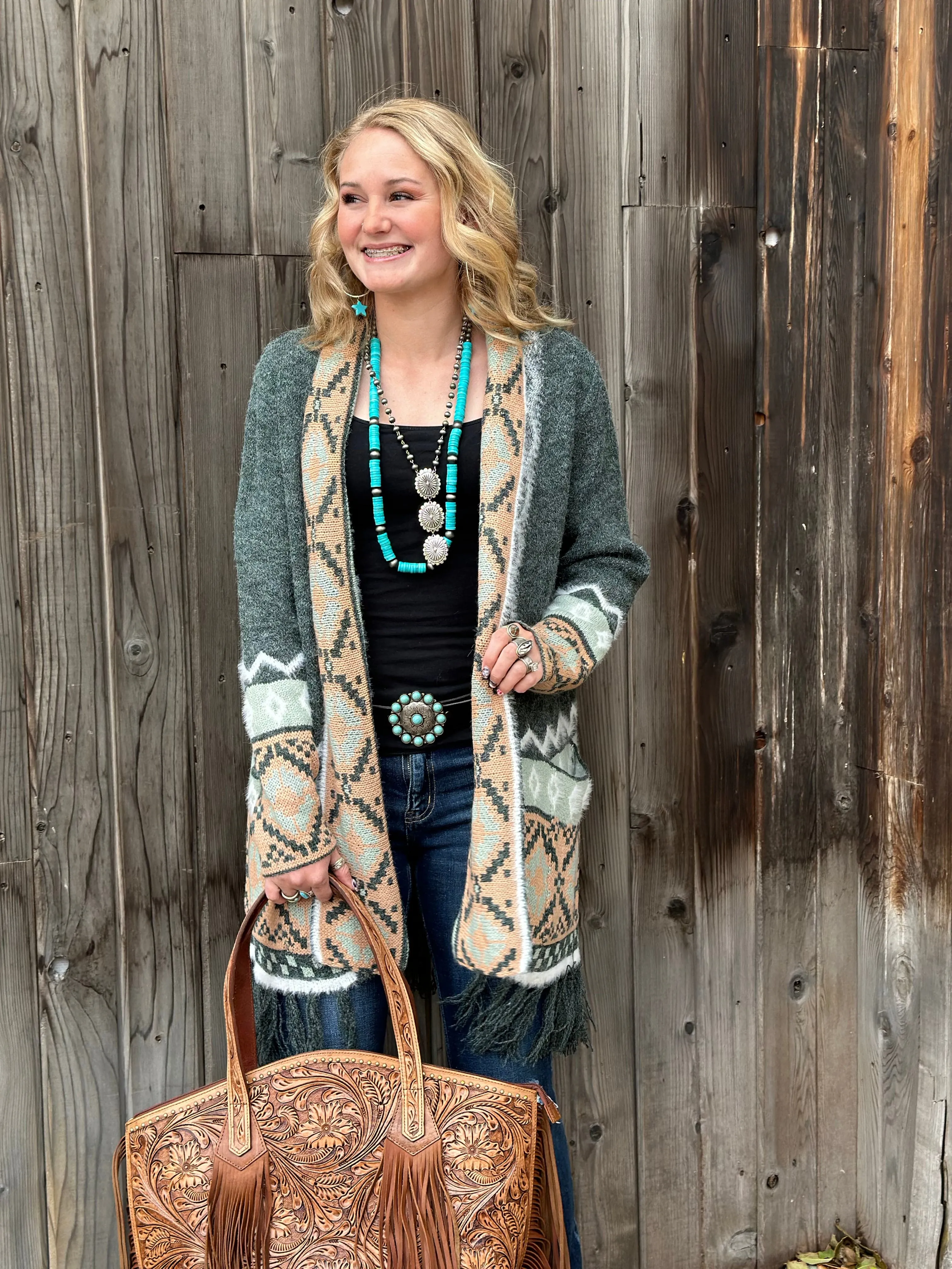 The Bozeman Tribal Cardigan