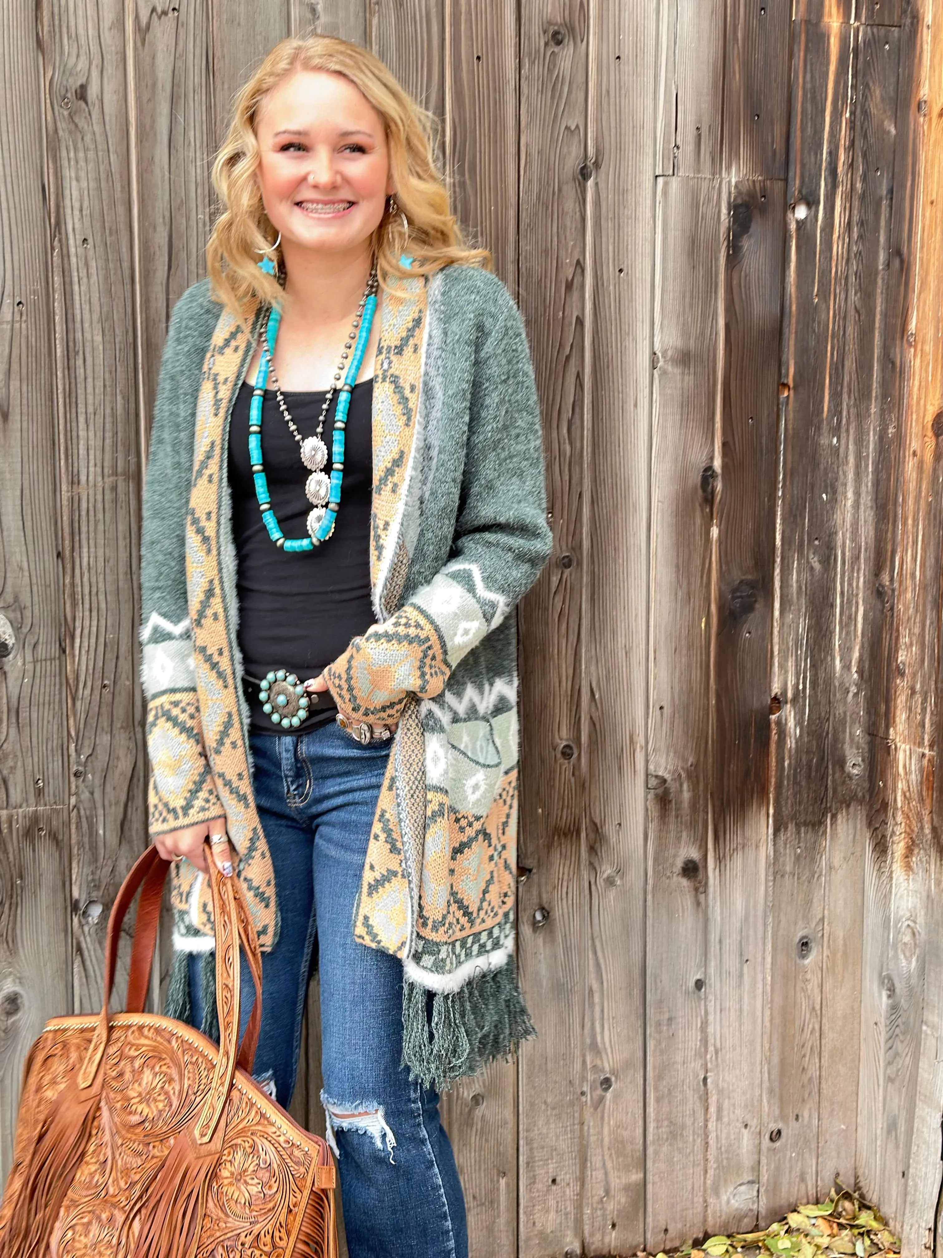 The Bozeman Tribal Cardigan